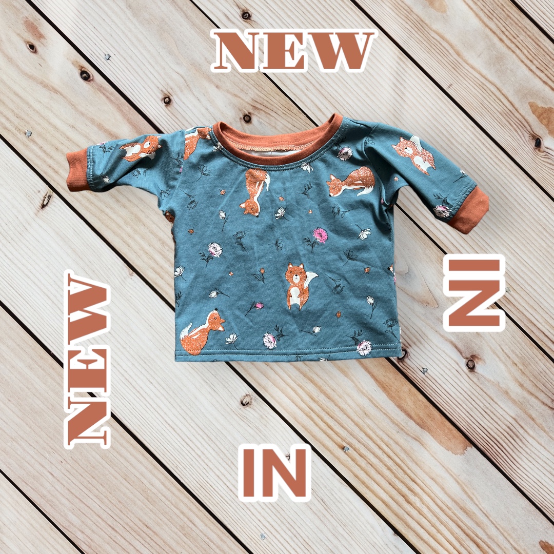 Baby T-Shirt mit Füchse