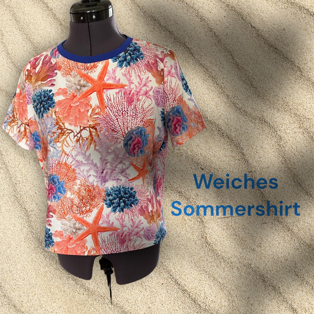 T-Shirt mit Seesterne